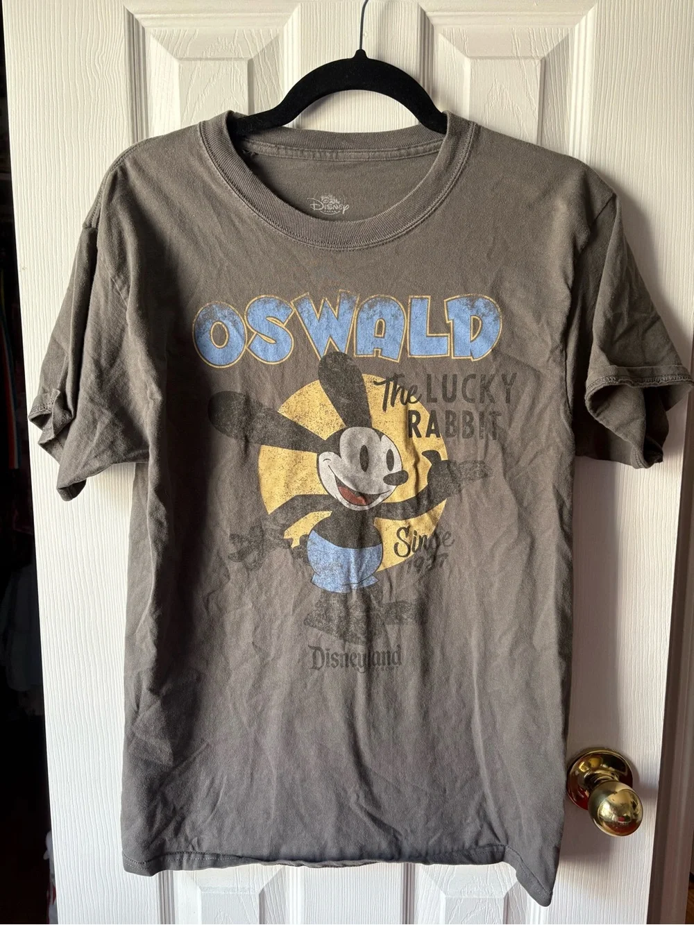 Oswald the Lucky Rabbit Graphic Tee - Gray